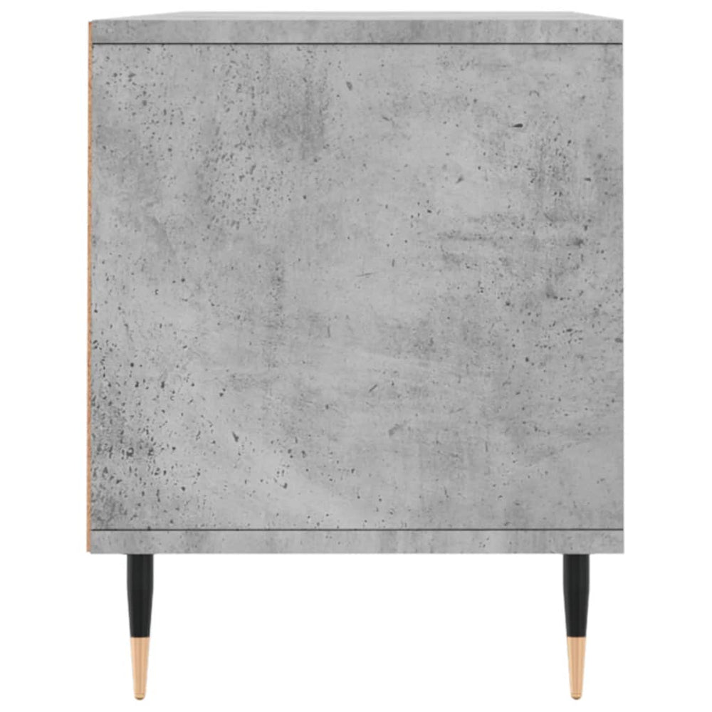 Tv-meubel 100x34,5x44,5 cm bewerkt hout betongrijs MeubelReus