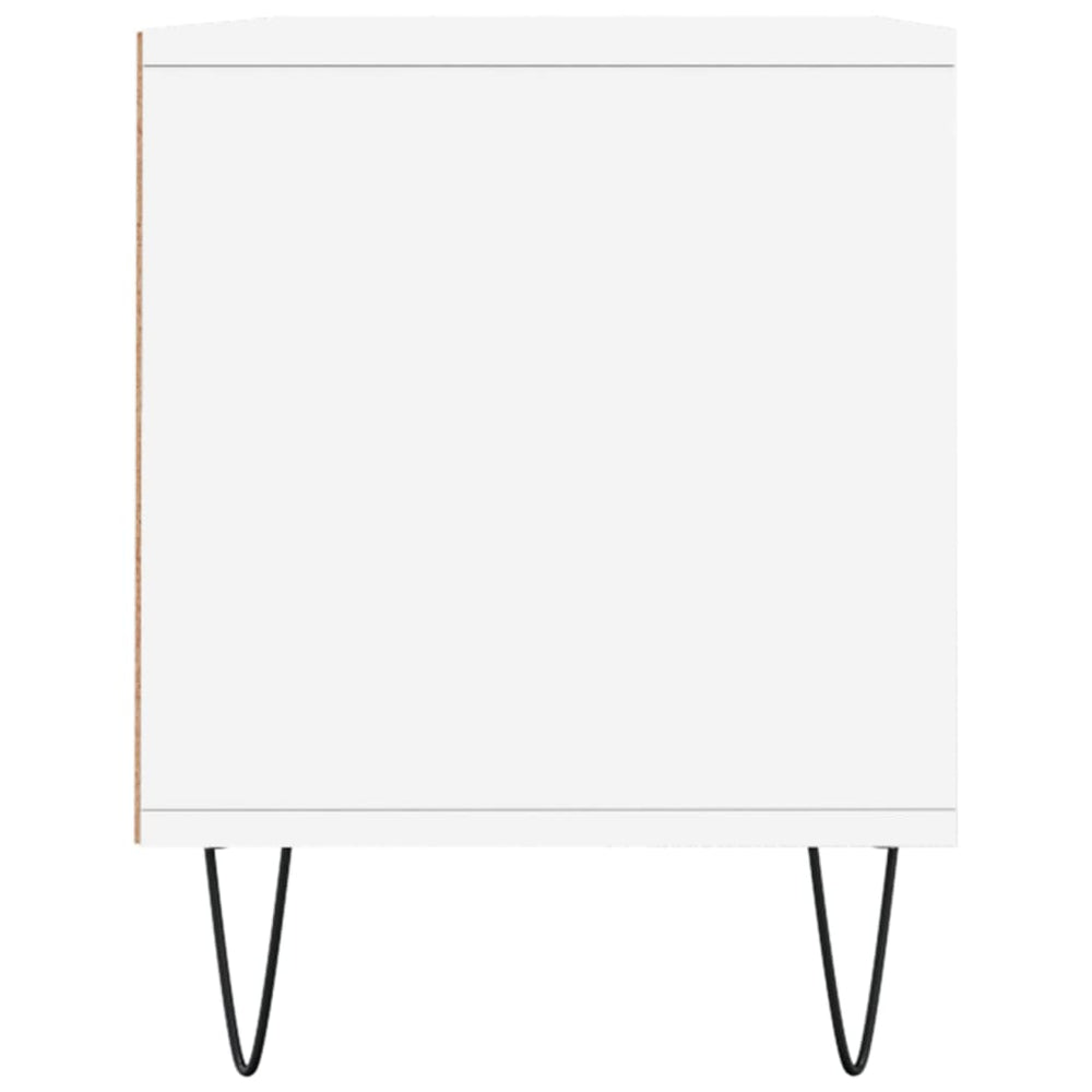 Tv-meubel 100x34,5x44,5 cm bewerkt hout wit MeubelReus