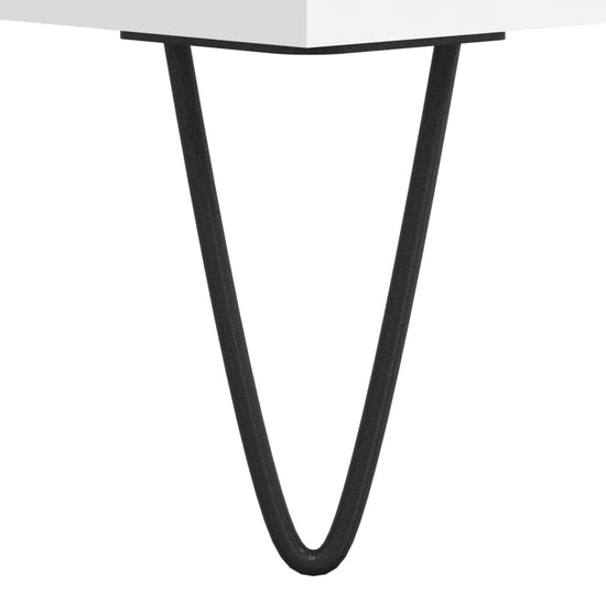 Tv-meubel 100x34,5x44,5 cm bewerkt hout wit MeubelReus