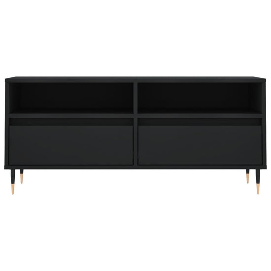 Tv-meubel 100x34,5x44,5 cm bewerkt hout zwart MeubelReus
