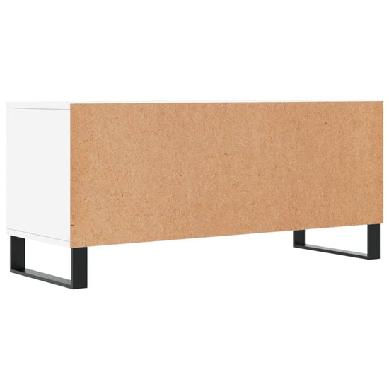 Tv-meubel 100x34,5x44,5 cm bewerkt hout wit MeubelReus