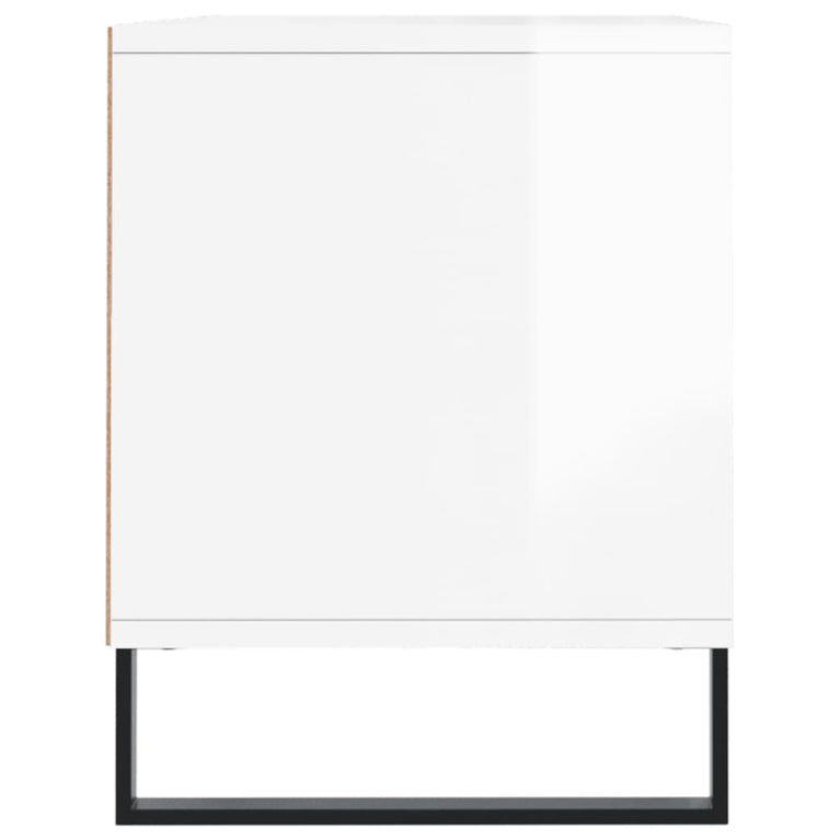 Tv-meubel 100x34,5x44,5 cm bewerkt hout hoogglans wit MeubelReus