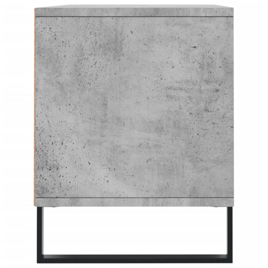 Tv-meubel 100x34,5x44,5 cm bewerkt hout betongrijs MeubelReus