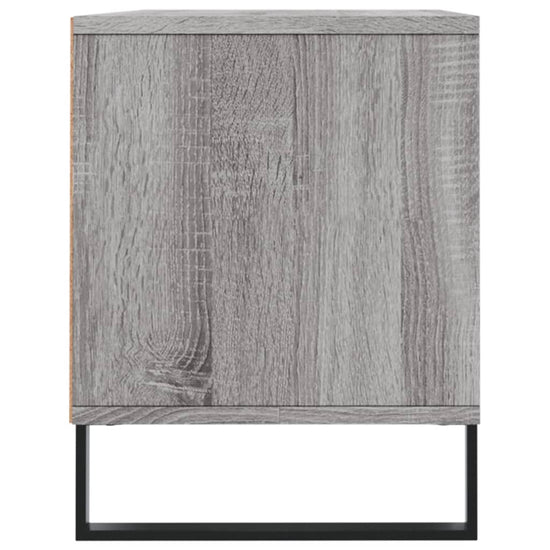 Tv-meubel 100x34,5x44,5 cm bewerkt hout grijs sonoma eikenkleur MeubelReus