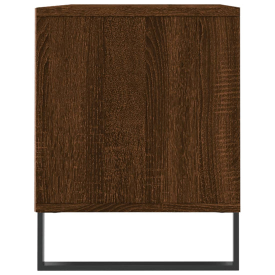 Tv-meubel 100x34,5x44,5 cm bewerkt hout bruin eikenkleur MeubelReus