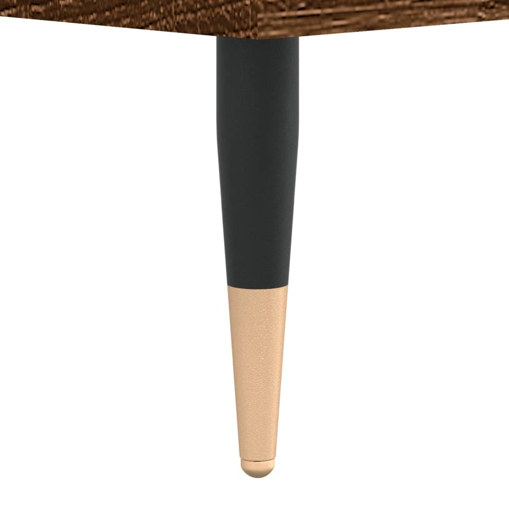 Badkamerkast 30x30x190 cm bewerkt hout bruin eikenkleur MeubelReus