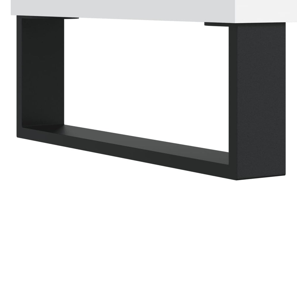 Badkamerkast 30x30x190 cm bewerkt hout wit MeubelReus