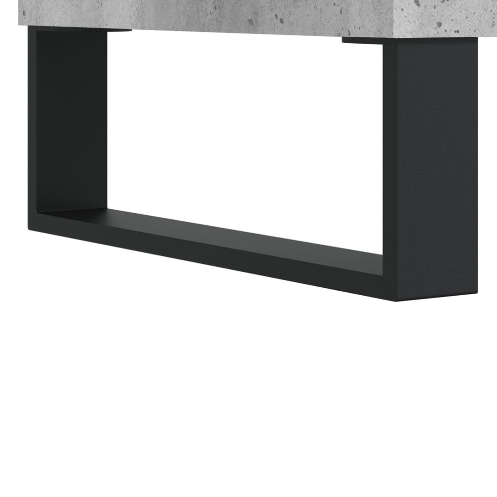 Badkamerkast 30x30x190 cm bewerkt hout betongrijs MeubelReus