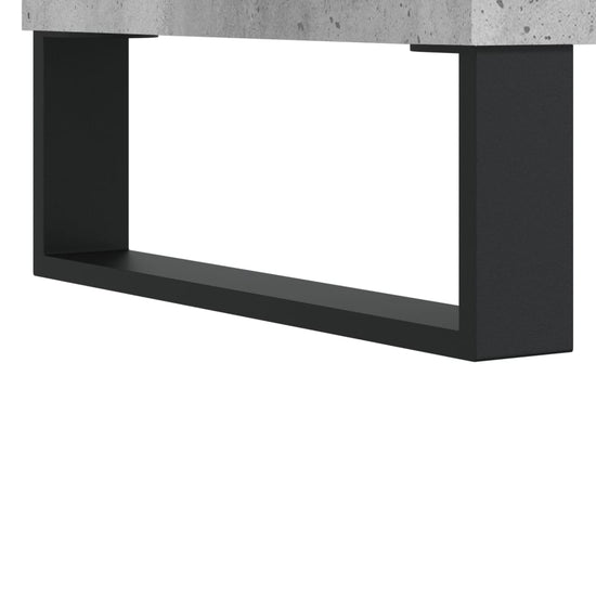 Badkamerkast 30x30x190 cm bewerkt hout betongrijs MeubelReus