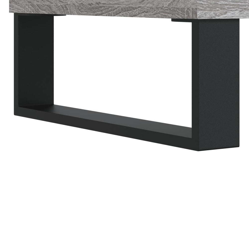 Badkamerkast 30x30x190 cm bewerkt hout grijs sonoma eikenkleur MeubelReus