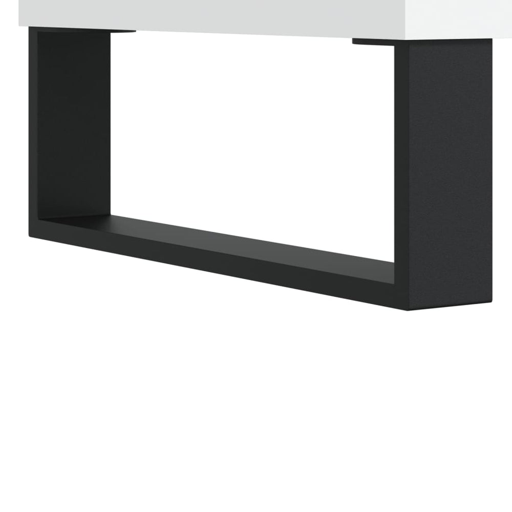 Badkamerkast 30x30x100 cm bewerkt hout wit MeubelReus