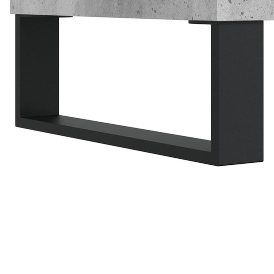 Badkamerkast 30x30x100 cm bewerkt hout betongrijs MeubelReus