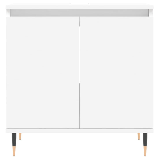 Badkamerkast 58x33x60 cm bewerkt hout wit MeubelReus
