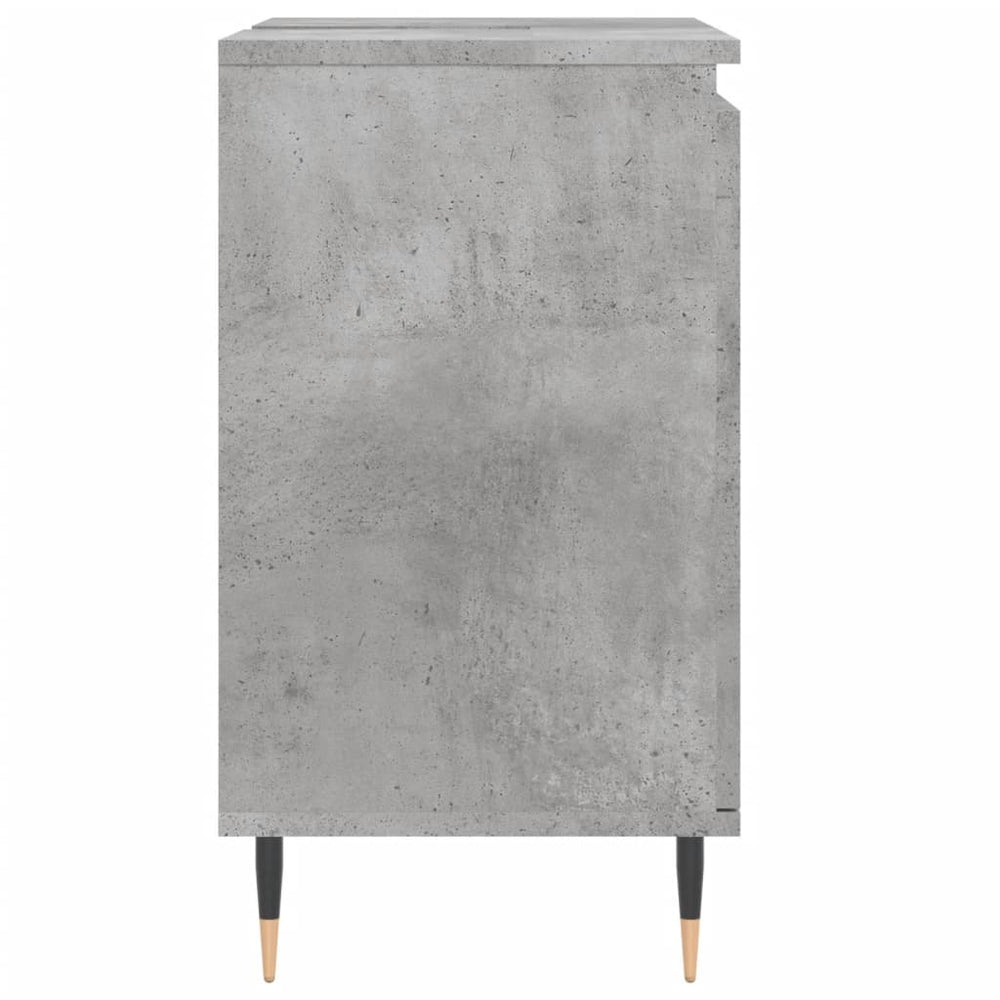 Badkamerkast 58x33x60 cm bewerkt hout betongrijs MeubelReus
