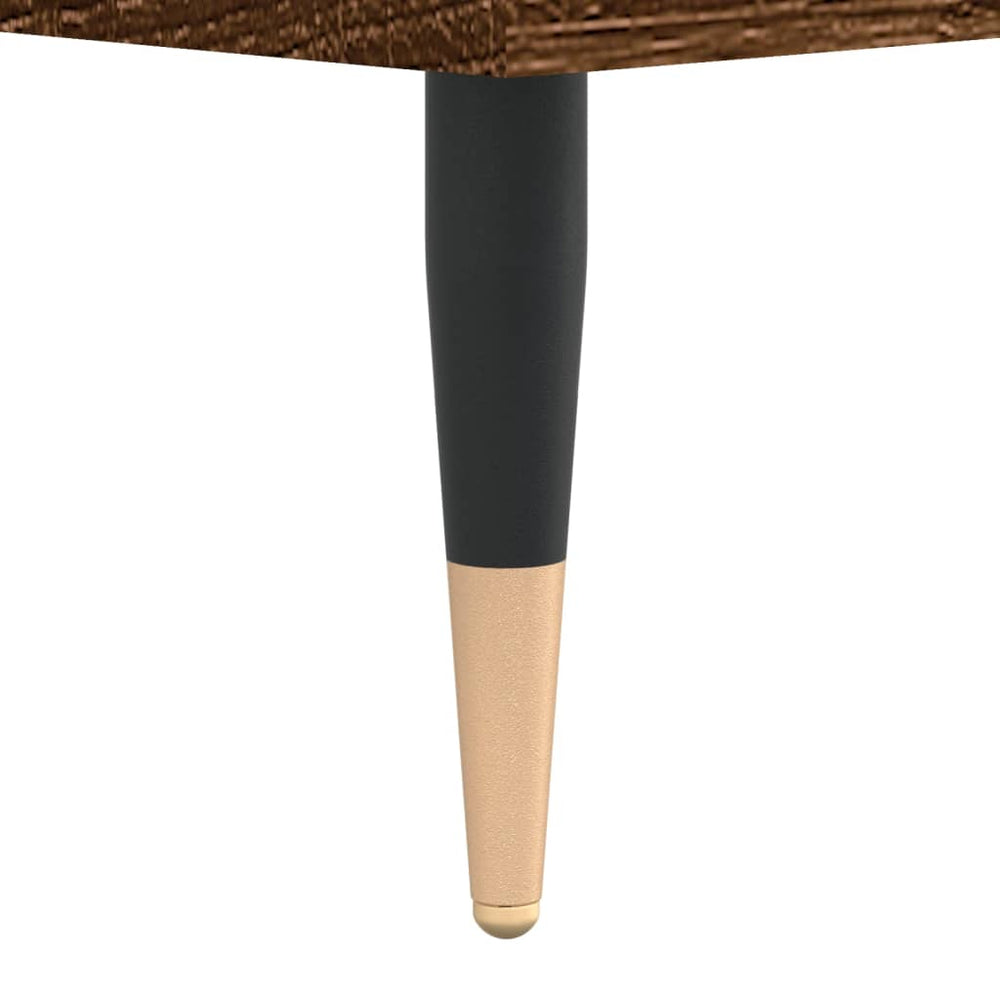 Badkamerkast 58x33x60 cm bewerkt hout bruin eikenkleur MeubelReus
