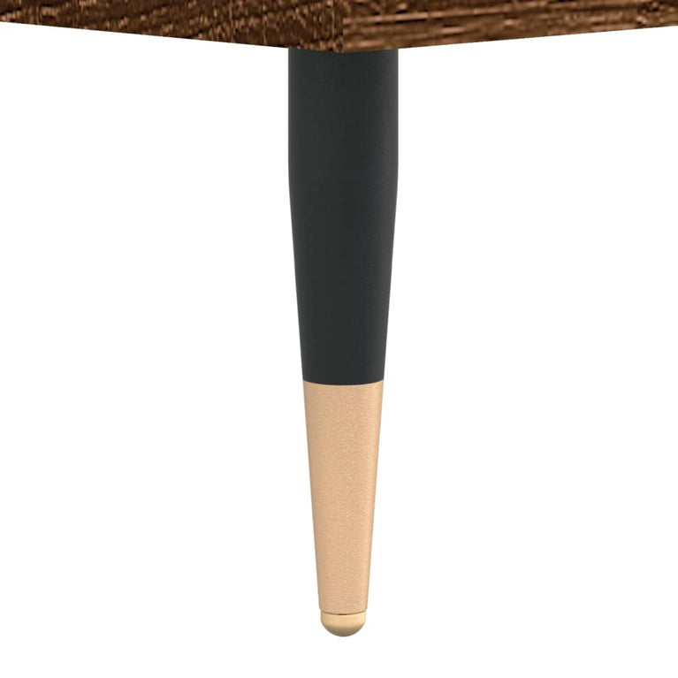 Badkamerkast 58x33x60 cm bewerkt hout bruin eikenkleur MeubelReus