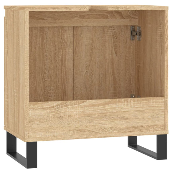Badkamerkast 58x33x60 cm bewerkt hout sonoma eikenkleurig MeubelReus