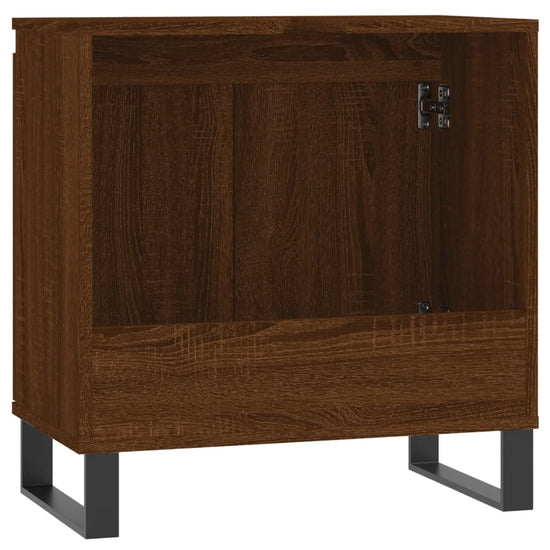 Badkamerkast 58x33x60 cm bewerkt hout bruin eikenkleur MeubelReus