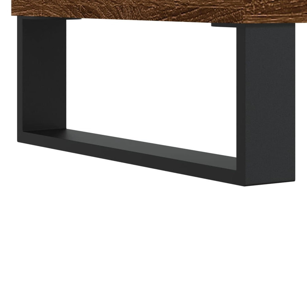 Badkamerkast 58x33x60 cm bewerkt hout bruin eikenkleur MeubelReus