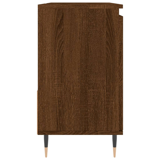 Badkamerkast 65x33x60 cm bewerkt hout bruin eikenkleur MeubelReus