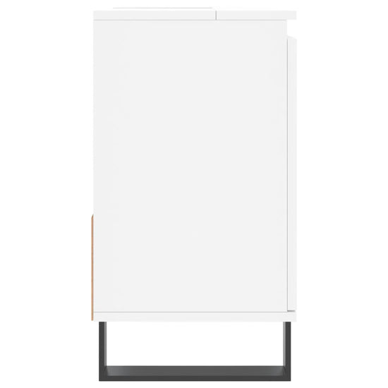 Badkamerkast 65x33x60 cm bewerkt hout wit MeubelReus