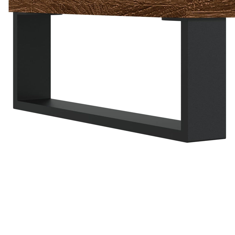Badkamerkast 65x33x60 cm bewerkt hout bruin eikenkleur MeubelReus