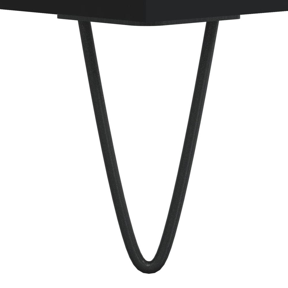 Badkamerkast 80x33x60 cm bewerkt hout zwart MeubelReus