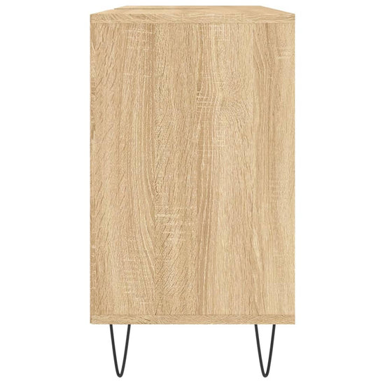 Badkamerkast 80x33x60 cm bewerkt hout sonoma eikenkleurig MeubelReus