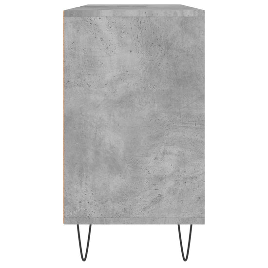 Badkamerkast 80x33x60 cm bewerkt hout betongrijs MeubelReus