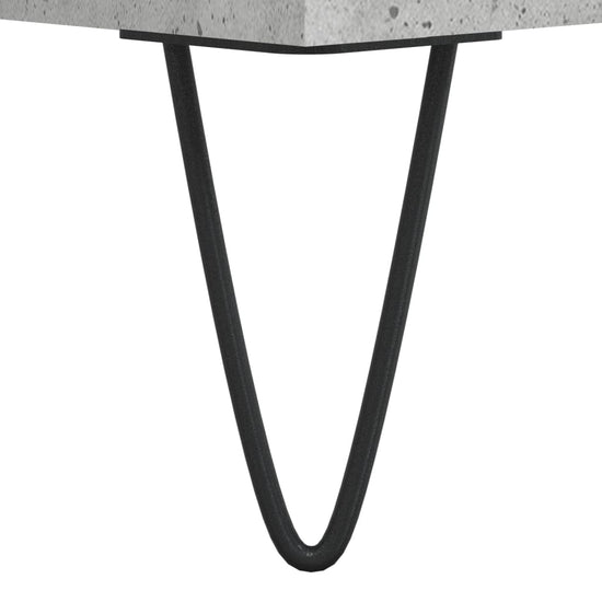 Badkamerkast 80x33x60 cm bewerkt hout betongrijs MeubelReus