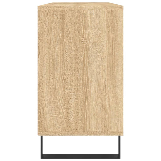 Badkamerkast 80x33x60 cm bewerkt hout sonoma eikenkleurig MeubelReus