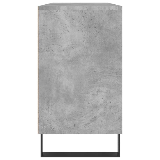 Badkamerkast 80x33x60 cm bewerkt hout betongrijs MeubelReus