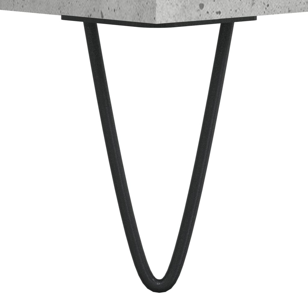 Badkamerkast 80x33x60 cm bewerkt hout betongrijs MeubelReus