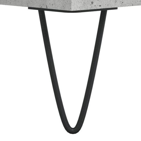 Badkamerkast 80x33x60 cm bewerkt hout betongrijs MeubelReus