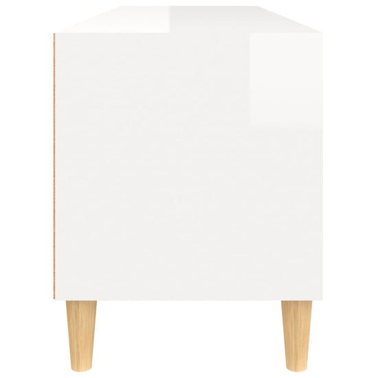 Tv-meubel 100x34,5x44,5 cm bewerkt hout hoogglans wit MeubelReus