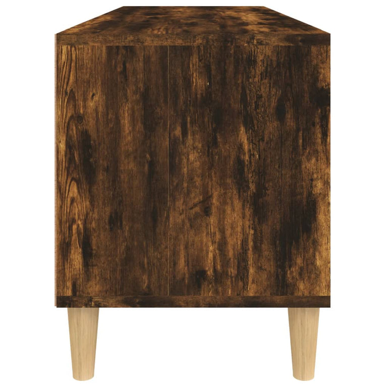 Tv-meubel 100x34,5x44,5 cm bewerkt hout gerookt eikenkleurig MeubelReus