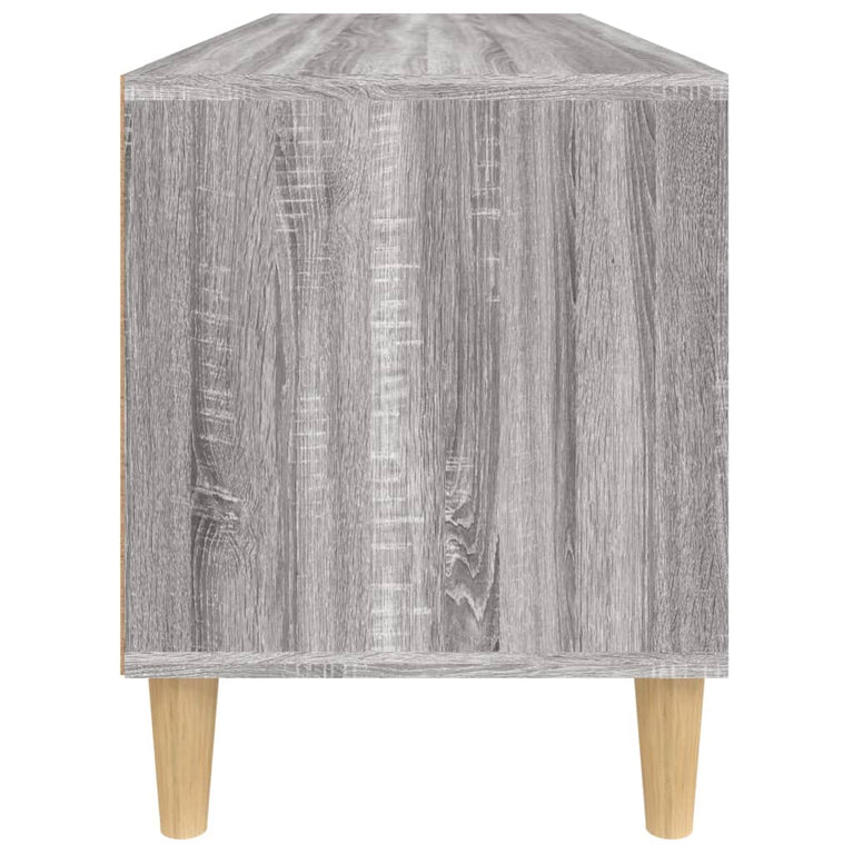 Tv-meubel 100x34,5x44,5 cm bewerkt hout grijs sonoma eikenkleur MeubelReus