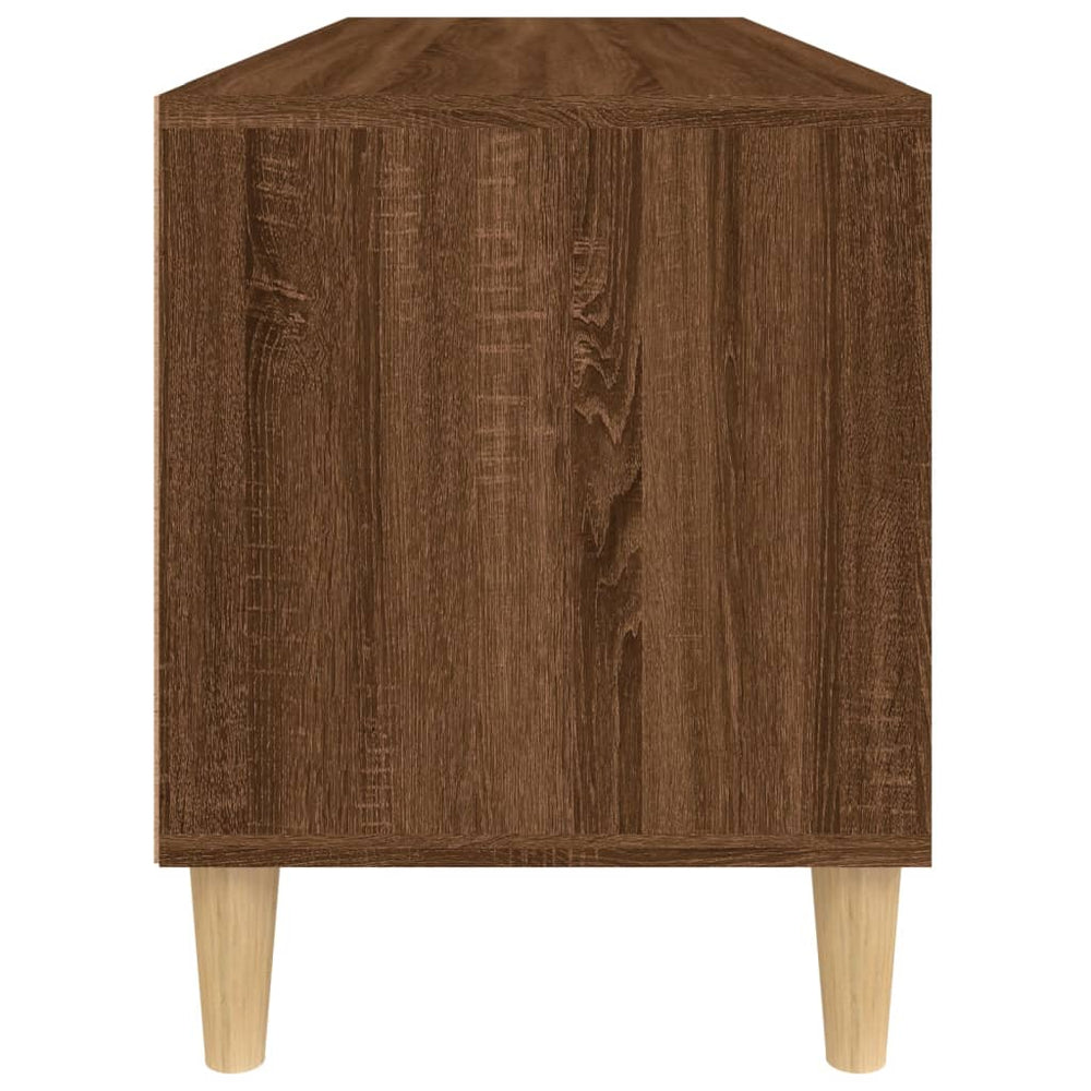 Tv-meubel 100x34,5x44,5 cm bewerkt hout bruin eikenkleur MeubelReus