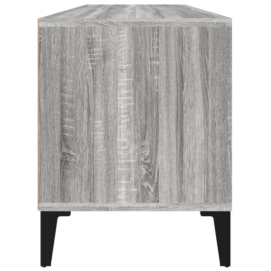 Tv-meubel 100x34,5x44,5 cm bewerkt hout grijs sonoma eikenkleur MeubelReus