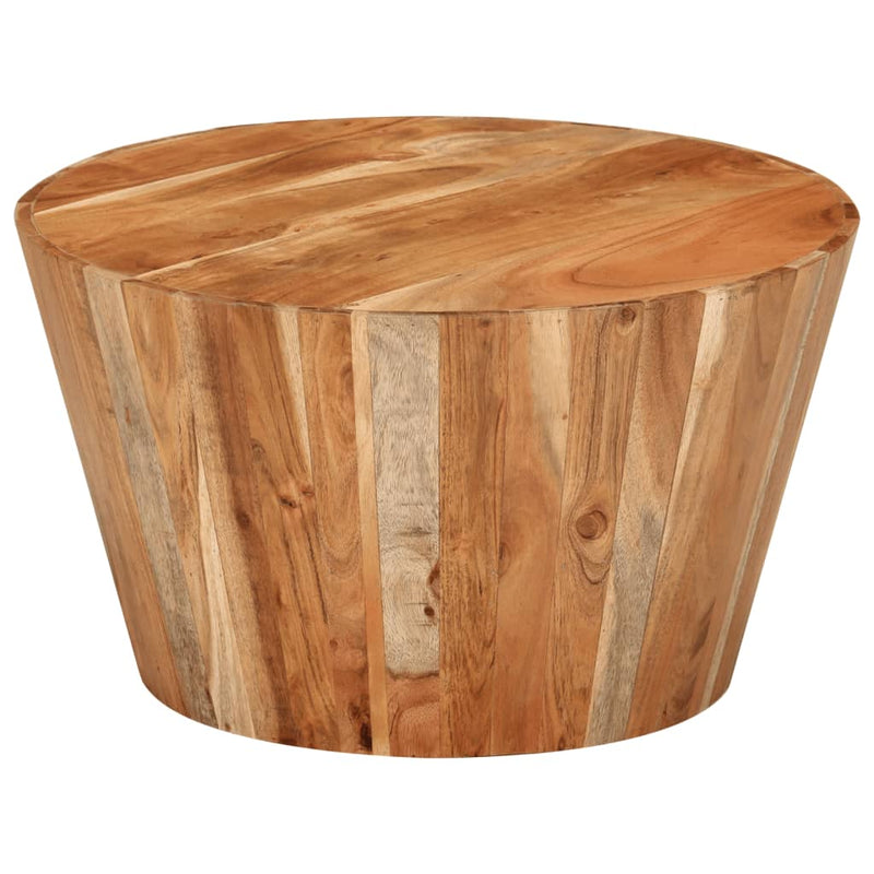 Salontafel Ø52x30 cm massief acaciahout MeubelReus