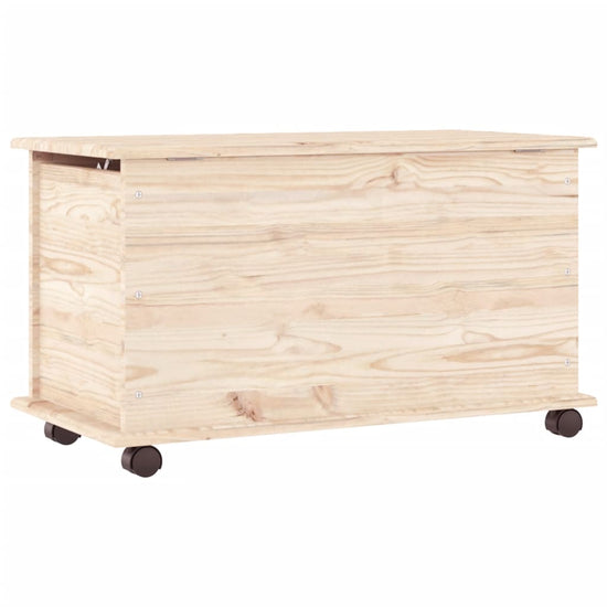 Opbergkist met wielen ALTA 73x39,5x44 cm massief grenenhout MeubelReus
