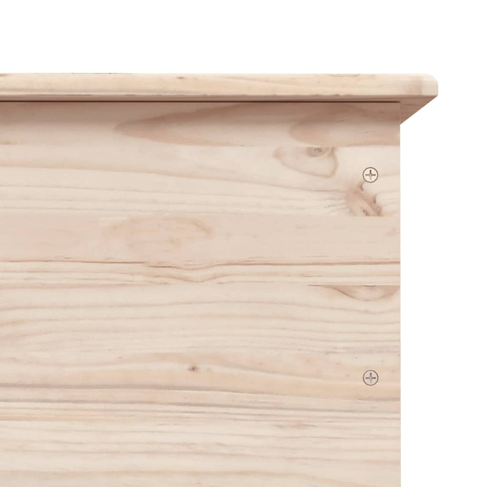 Opbergkist met wielen ALTA 73x39,5x44 cm massief grenenhout MeubelReus