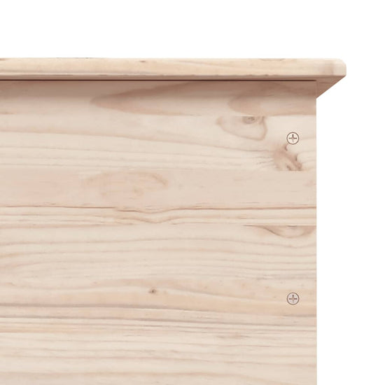 Opbergkist met wielen ALTA 73x39,5x44 cm massief grenenhout MeubelReus