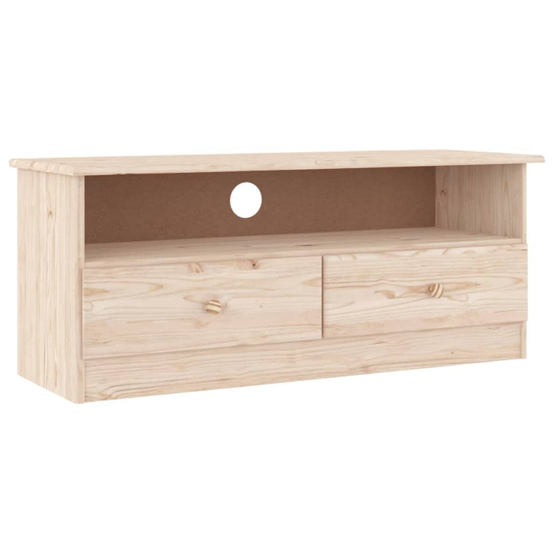 TV-meubel met lades ALTA 100x35x41 cm massief grenenhout MeubelReus