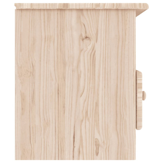 TV-meubel met lades ALTA 100x35x41 cm massief grenenhout MeubelReus