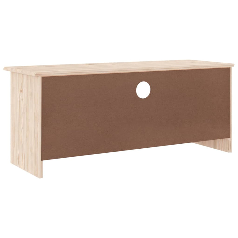 TV-meubel met lades ALTA 100x35x41 cm massief grenenhout MeubelReus