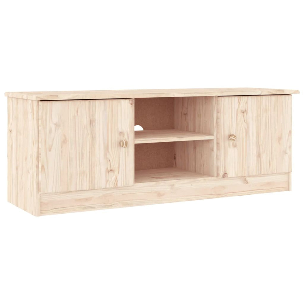 TV-meubel ALTA 112x35x41 cm massief grenenhout MeubelReus
