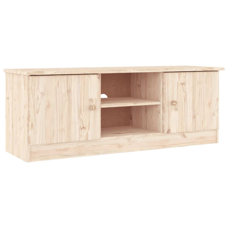 TV-meubel ALTA 112x35x41 cm massief grenenhout MeubelReus