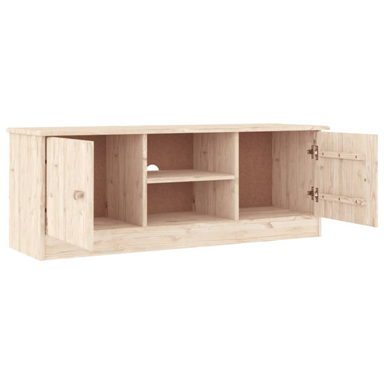 TV-meubel ALTA 112x35x41 cm massief grenenhout MeubelReus