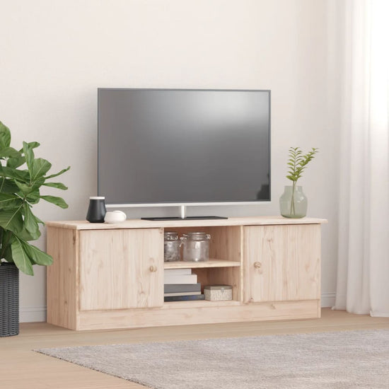 TV-meubel ALTA 112x35x41 cm massief grenenhout MeubelReus
